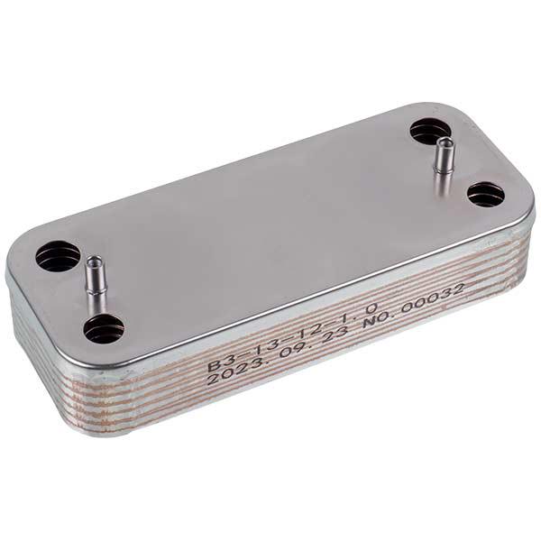 Теплообменник пластинчатый 12 пластин для газового котла Ariston/Shaffoteaux 65104333 (00000050881)