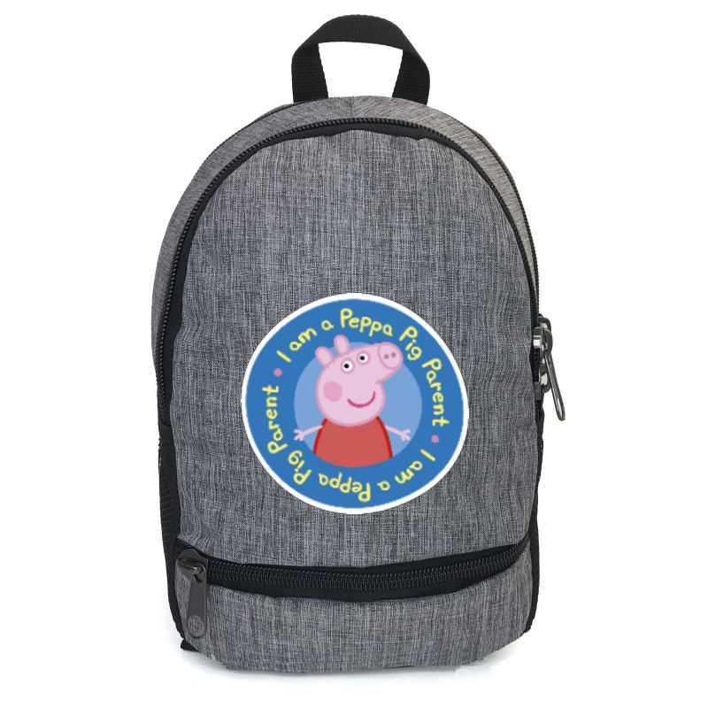 Шкільний рюкзак підлітковий Cappucino Toys Свінка Пеппа PIG 009 12,5 л Сірий (1670545683)