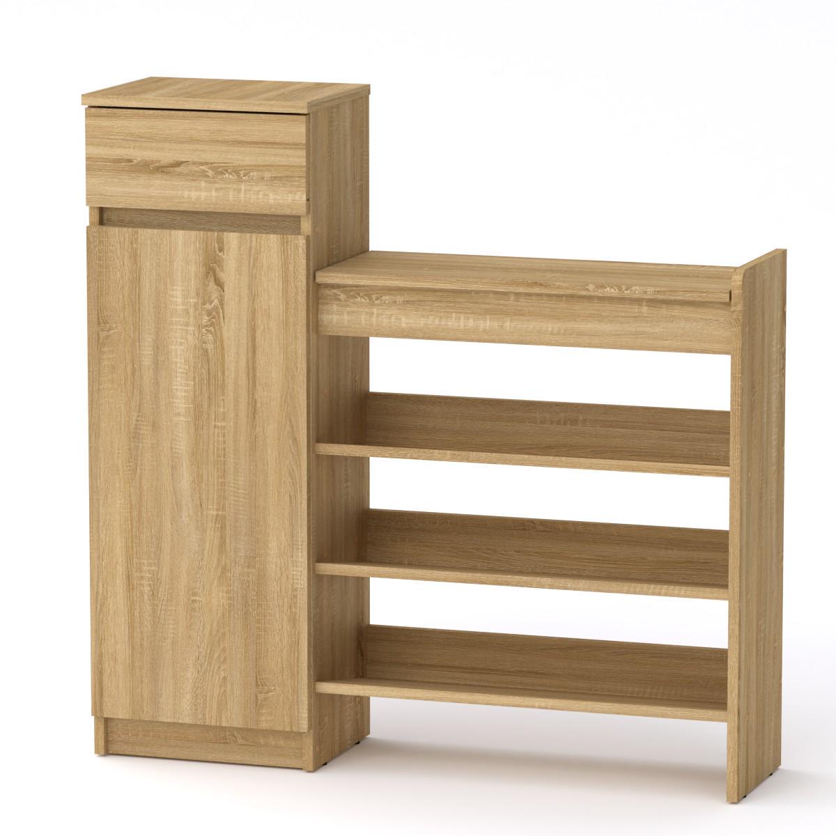 Тумба для взуття Компаніт ТО-16 Дуб сонома (11026829) - фото 1 Тумба для взуття Компаніт ТО-16 Дуб сонома (11026829) - фото 1