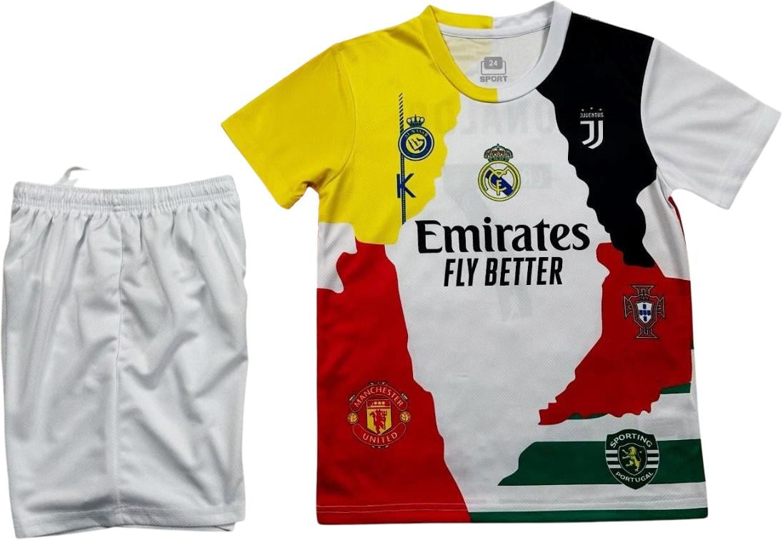 Футбольная форма детская Роналду 2025 145-155 см Разноцветный (F0181)