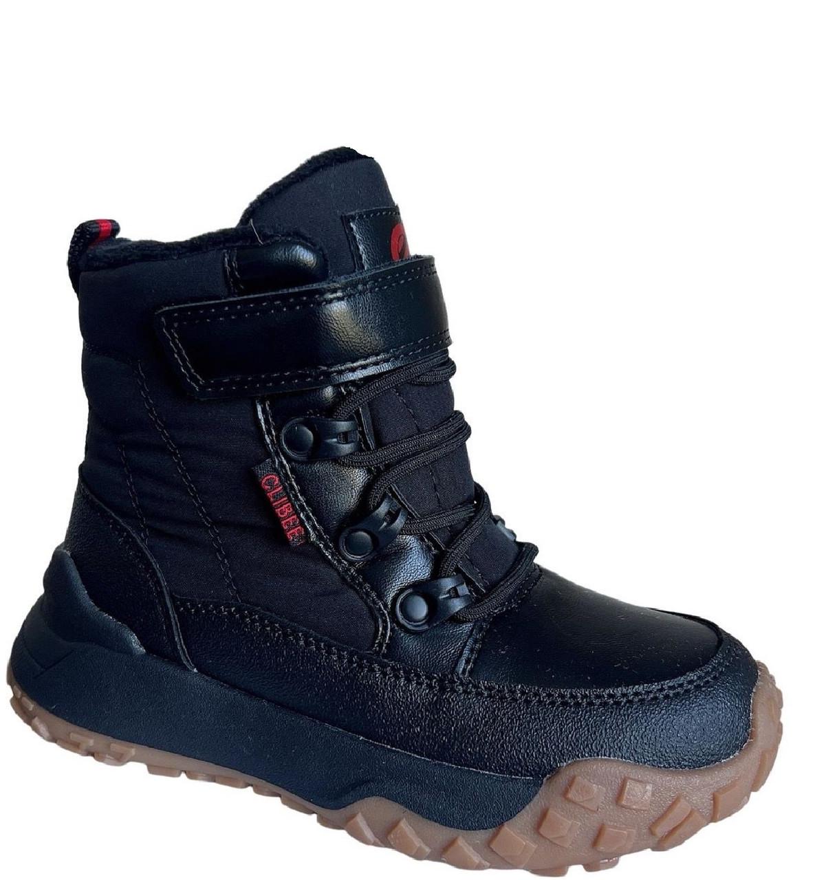 Ботинки зимние для мальчиков Clibee HB543543/26 р. 26 Черный