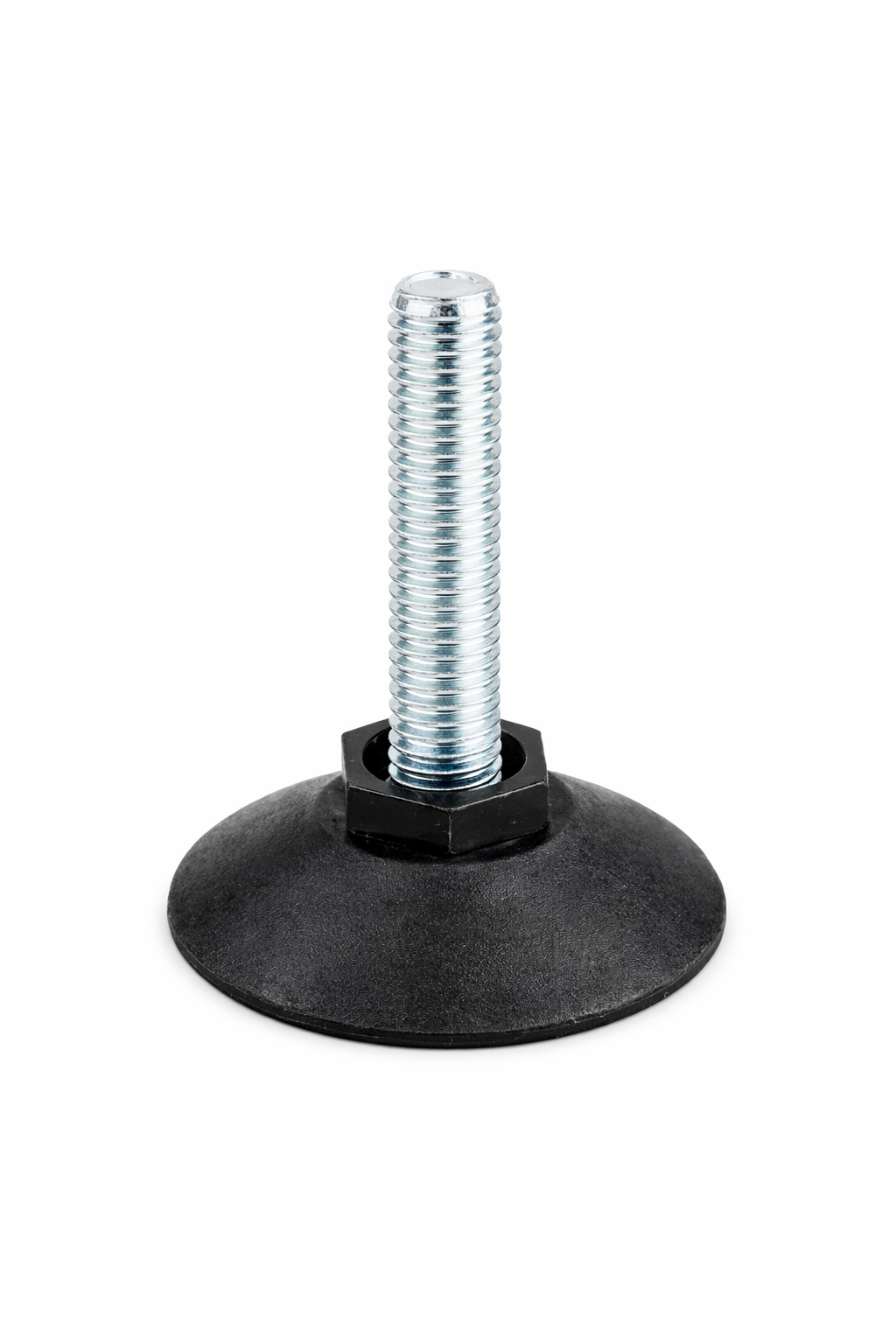 Меблева ніжка-опора Sigma регульована з різьбленням М10 мм 55 мм Чорний (MO1261)