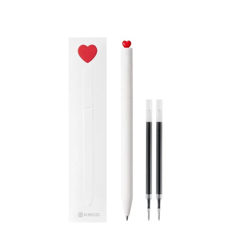 Ручка Youpin KACO First Heart Love Gel Pen White/Red (K1015)