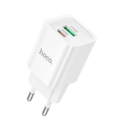 Зарядное устройство сетевое Hoco C149А USB/USB-C PD30W QC3.0 Белый (2661117833) Зарядное устройство сетевое Hoco C149А USB/USB-C PD30W QC3.0 Белый (2661117833)