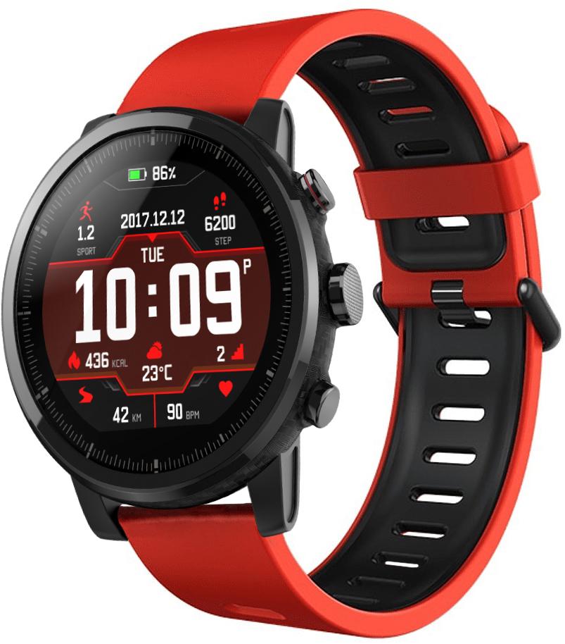 Ремешок Traf для Amazfit Stratos Orange/Black (20437) - фото 1 Ремешок Traf для Amazfit Stratos Orange/Black (20437) - фото 1