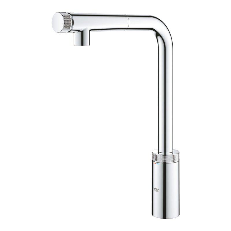 Cмеситель для кухни Grohe Minta SmartControl 31613000 с видвижной лейкой Хром (71826) - фото 4