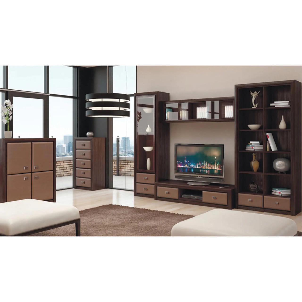 Комод в гостиную Гербор Коэн МДФ KOM4D Венге магия/Штрокс темный (GRB-1132) - фото 2