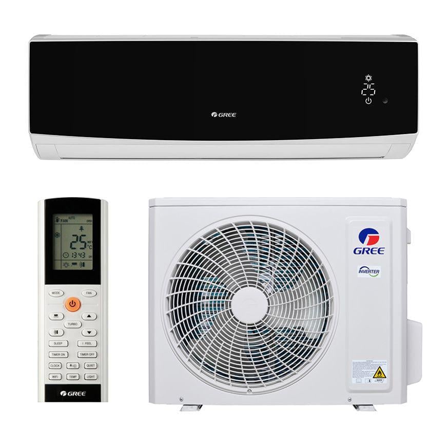 Кондиционер Gree Lomo DC inverter R32 GWH09QC-K6DND2F 
Wifi -22 °C Black