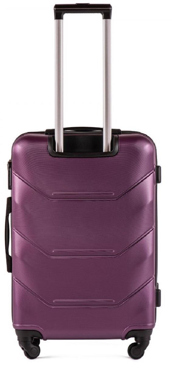 Валіза пластикова Wings 147 середня Темно-фіолетовий (Wp00295) - фото 3 Валіза пластикова Wings 147 середня Темно-фіолетовий (Wp00295) - фото 3