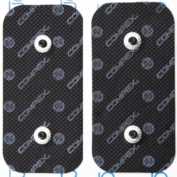 Электроды самоклеящиеся Easy Snap 5х10 2 шт. с 2 разъемами Черный (42216)