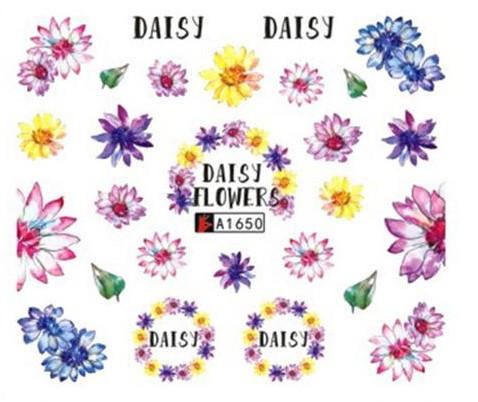 Слайдер-дизайн водні наклейки для нігтів A1650 (1639460695)