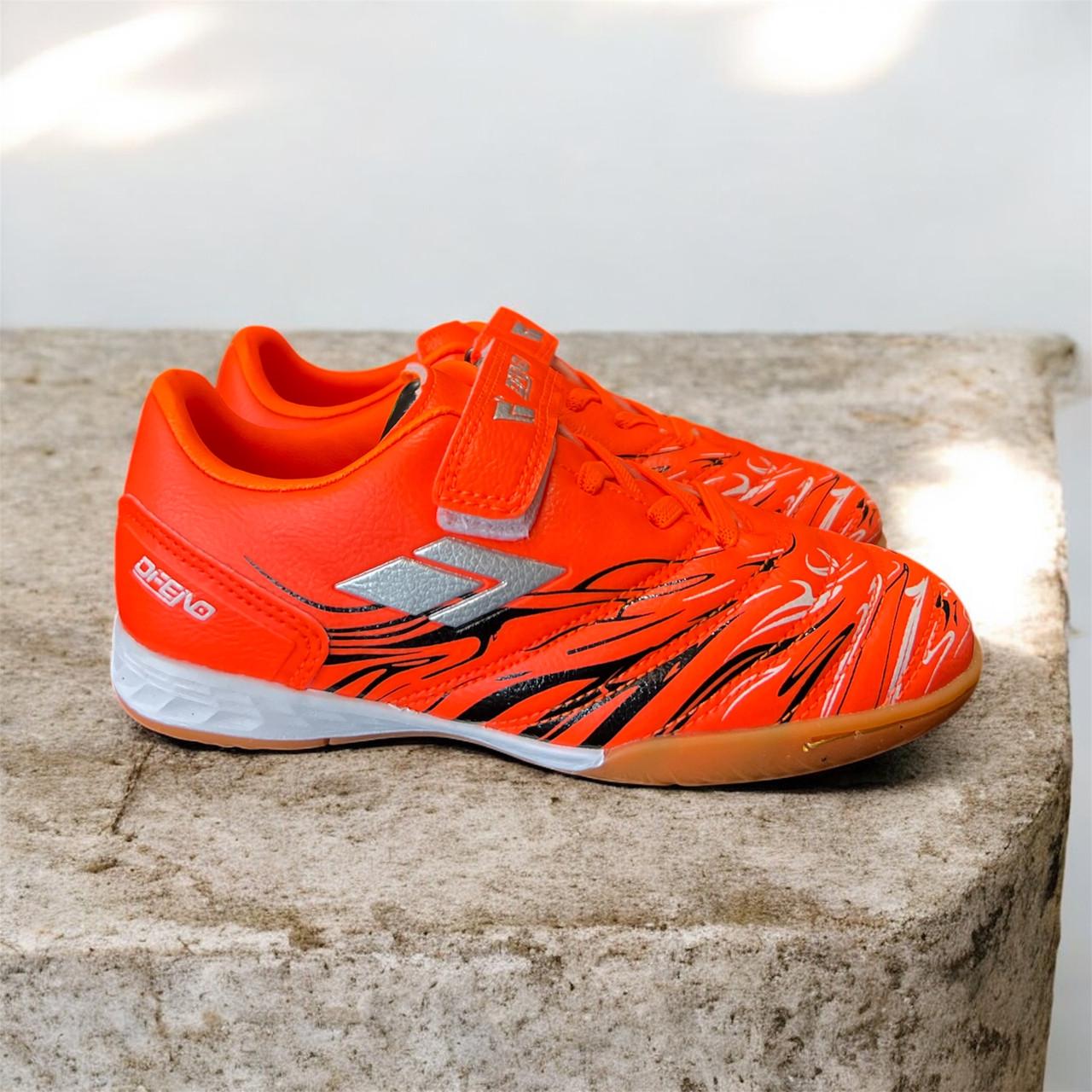 Футзалки дитячі Difeno DDO24130 р. 31 19,5 см Оранжевий (2785132784) Футзалки дитячі Difeno DDO24130 р. 31 19,5 см Оранжевий (2785132784)