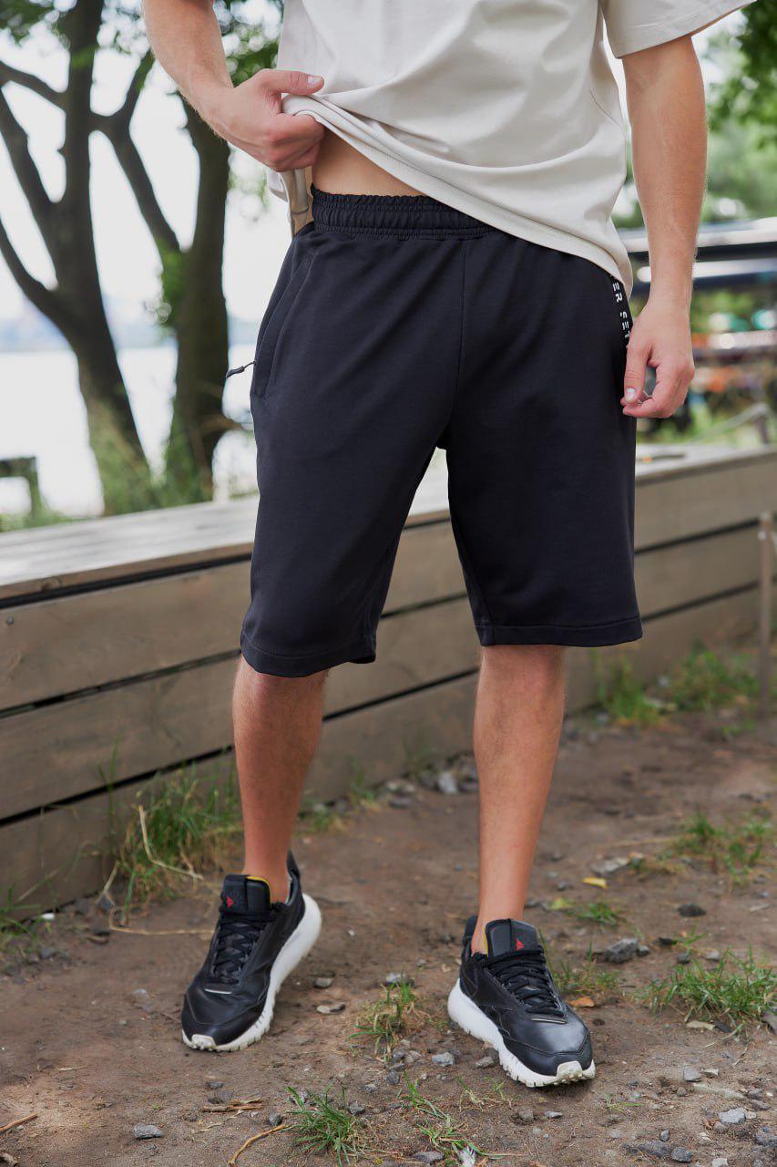 Шорты мужские М102 удлиненные XL Черный (797-1-63)