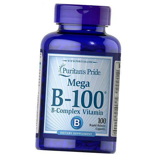 Витамины группы В Mega B-100 Complex Caps 100 капс. (36367191)
