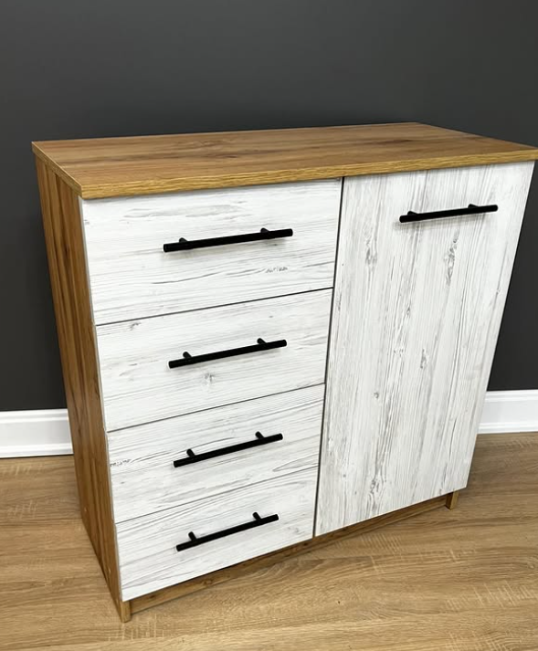 Комод Standart 4+1 800х350х792 мм Дуб Аппалачи/Аляска