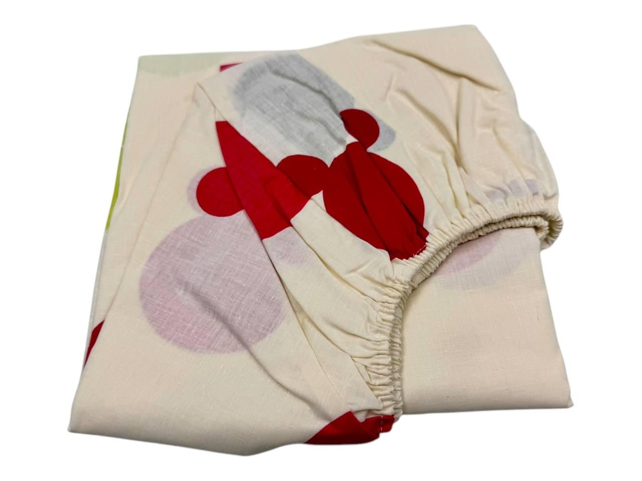 Простынь на резинке Микки из бязи 70х140 см (G-5495/x из бязи 70) Простынь на резинке Микки из бязи 70х140 см (G-5495/x из бязи 70)