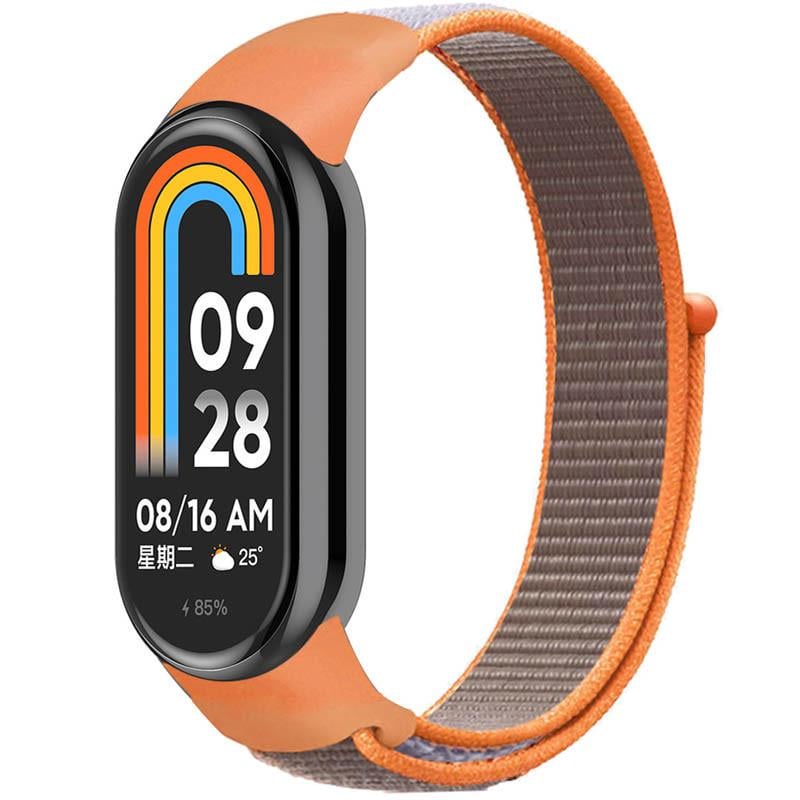 Ремінець Nylon New для Xiaomi Mi Band 8/9 Orange (00000077679_14)