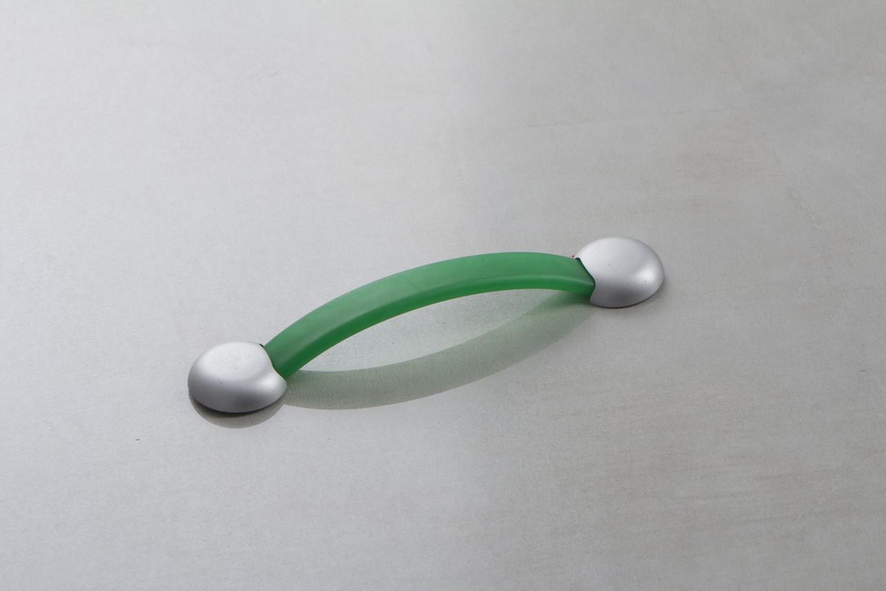 Мебельная ручка резиновая Poliplast РП-16/128 Зеленый (16010)