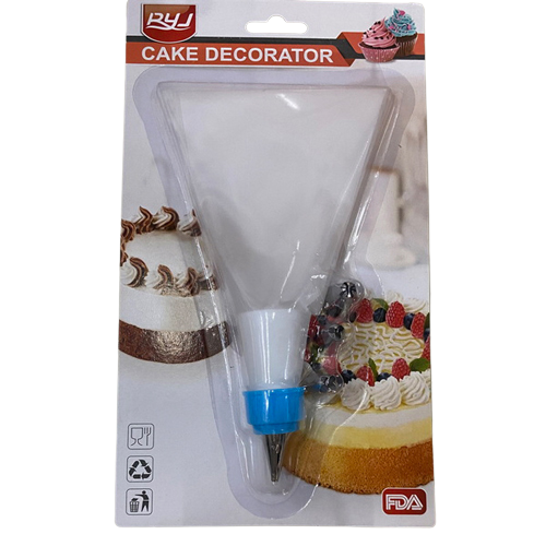 Мешок кондитерский Stenson R91781 с насадками 15x26 см 8 шт. (583863)