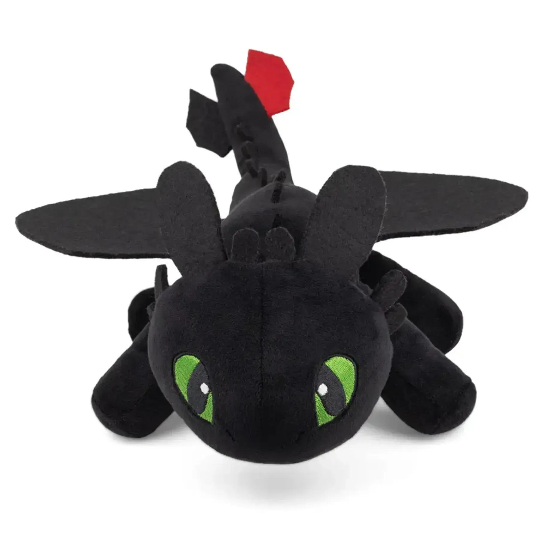 Игрушка мягкая Дракон беззубик 20 см Черный (AD-2245-6675)