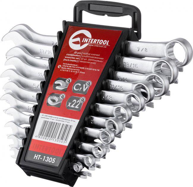 Набор ключей Intertool HT-1305 22 пр. (10293)