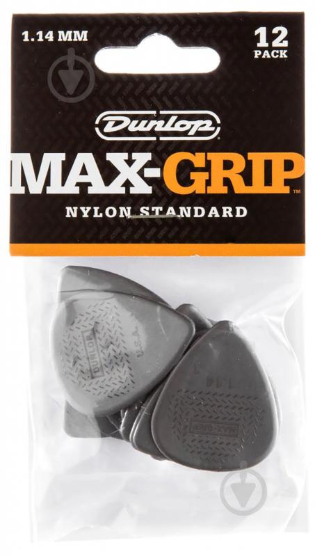 Медиаторы Dunlop 449P1.14 Max-Grip Nylon Standard Player's Pack 1.14 mm (12 шт.)