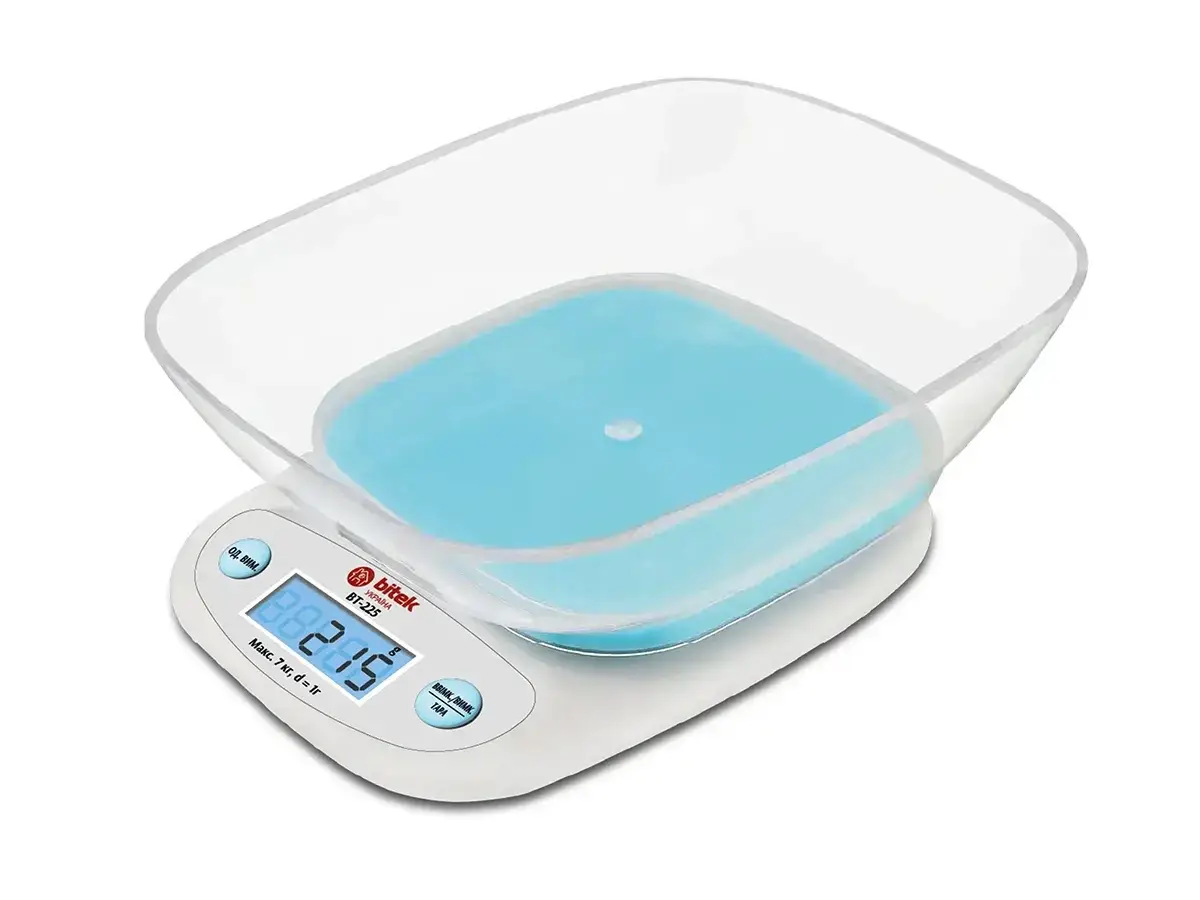 Весы кухонные BITEK электронные с чашей до 7 кг (BT-125/6506)