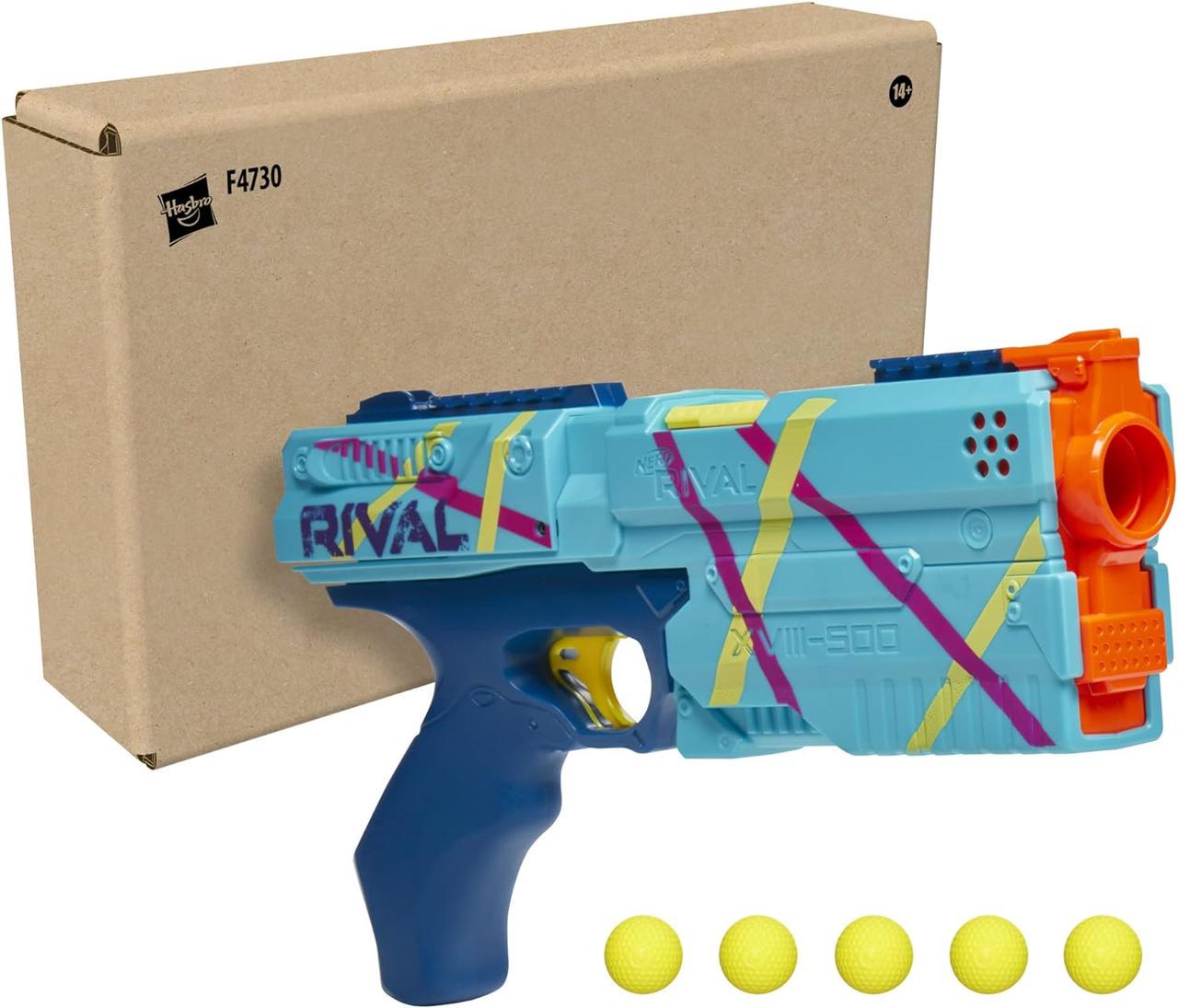 Бластер Nerf Соперник Кронос Nerf Rival Kronos Exclusive Бирюзовый - фото 2 Бластер Nerf Соперник Кронос Nerf Rival Kronos Exclusive Бирюзовый - фото 2