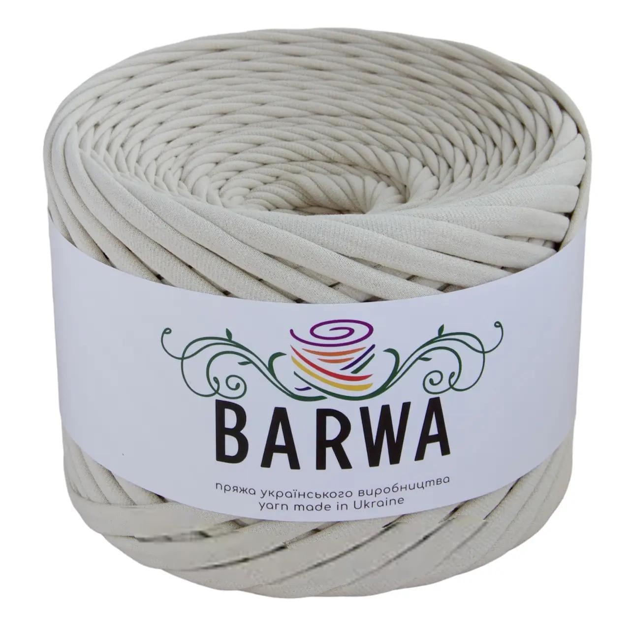 Пряжа трикотажная Barwa плоская Айвори 04 (2826107407) Пряжа трикотажная Barwa плоская Айвори 04 (2826107407)