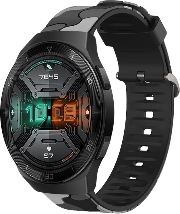 Ремешок Tactic Camouflage для Huawei Watch GT2e 46 мм Black/Grey (32938-53)