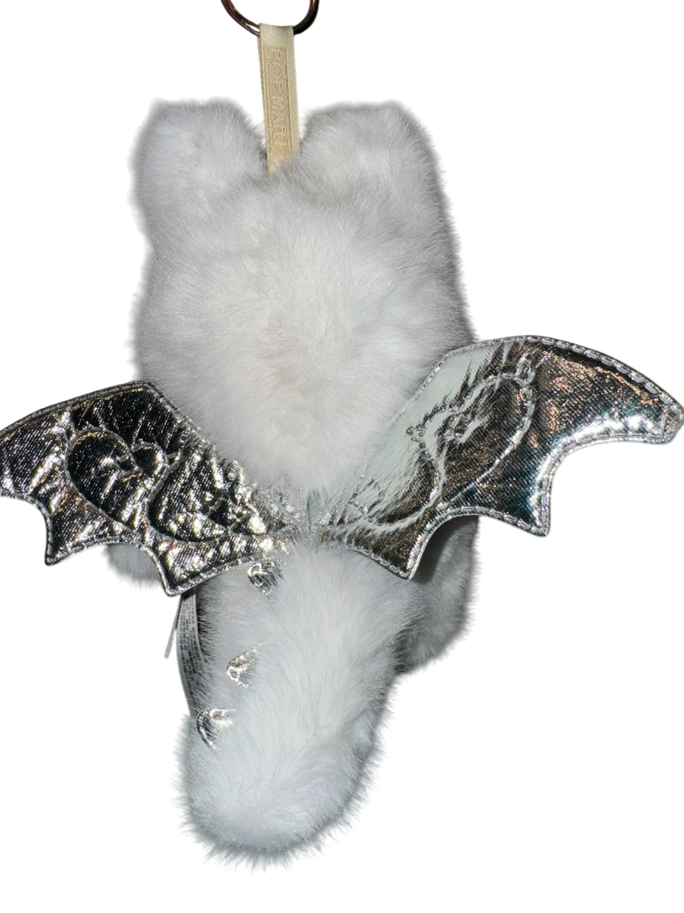 Мягкая игрушка брелок-подвеска монстр Дракон Лабубу 20 см Белый (2797715838) - фото 4 Мягкая игрушка брелок-подвеска монстр Дракон Лабубу 20 см Белый (2797715838) - фото 4