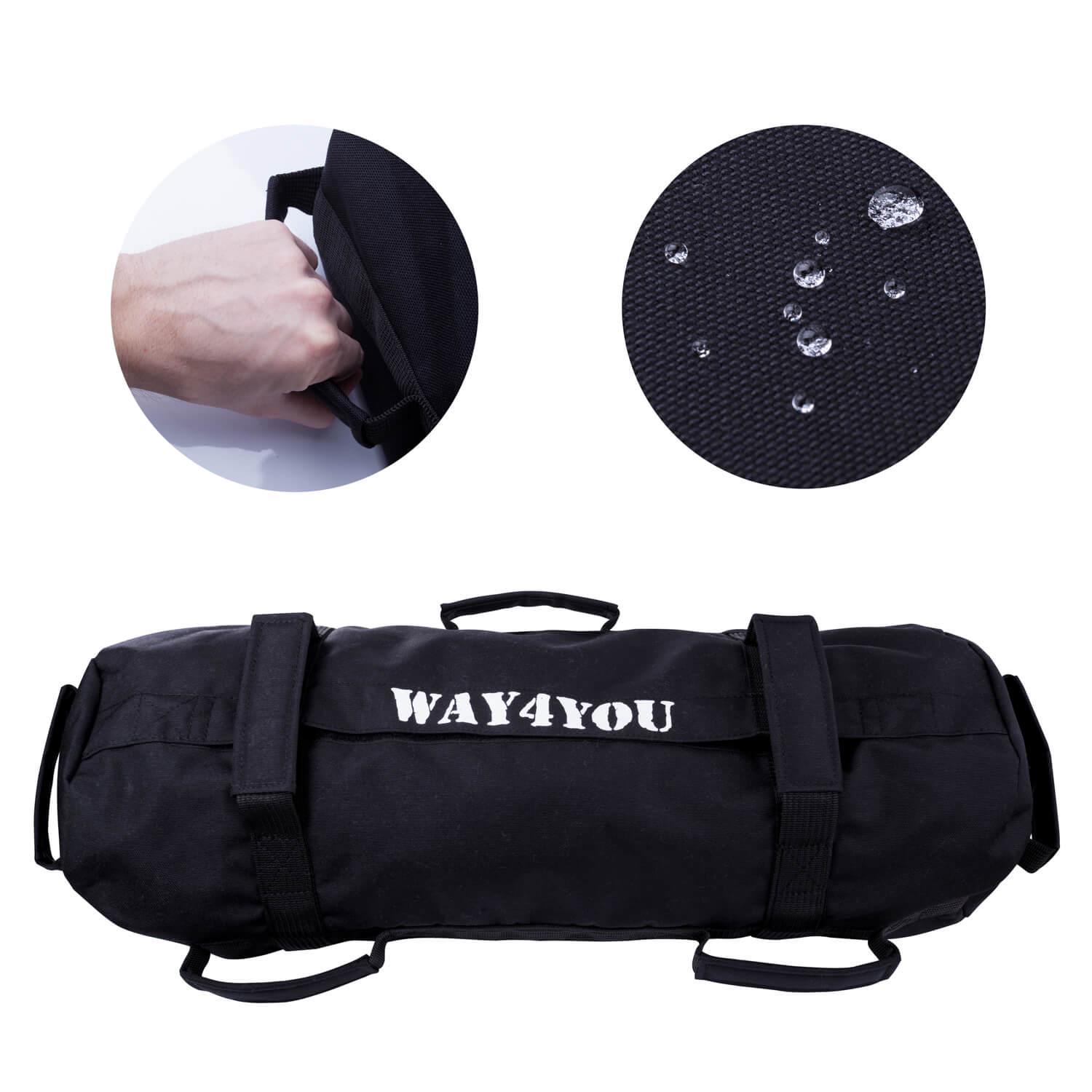 Сумка Way4you SANDBAG для кроссфіт тренувань до 40 кг Чорний - фото 5