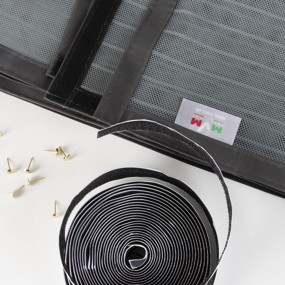 Москітна сітка для дверей MVM на магнітах 92х200 см Титан (MN-920 T) - фото 6