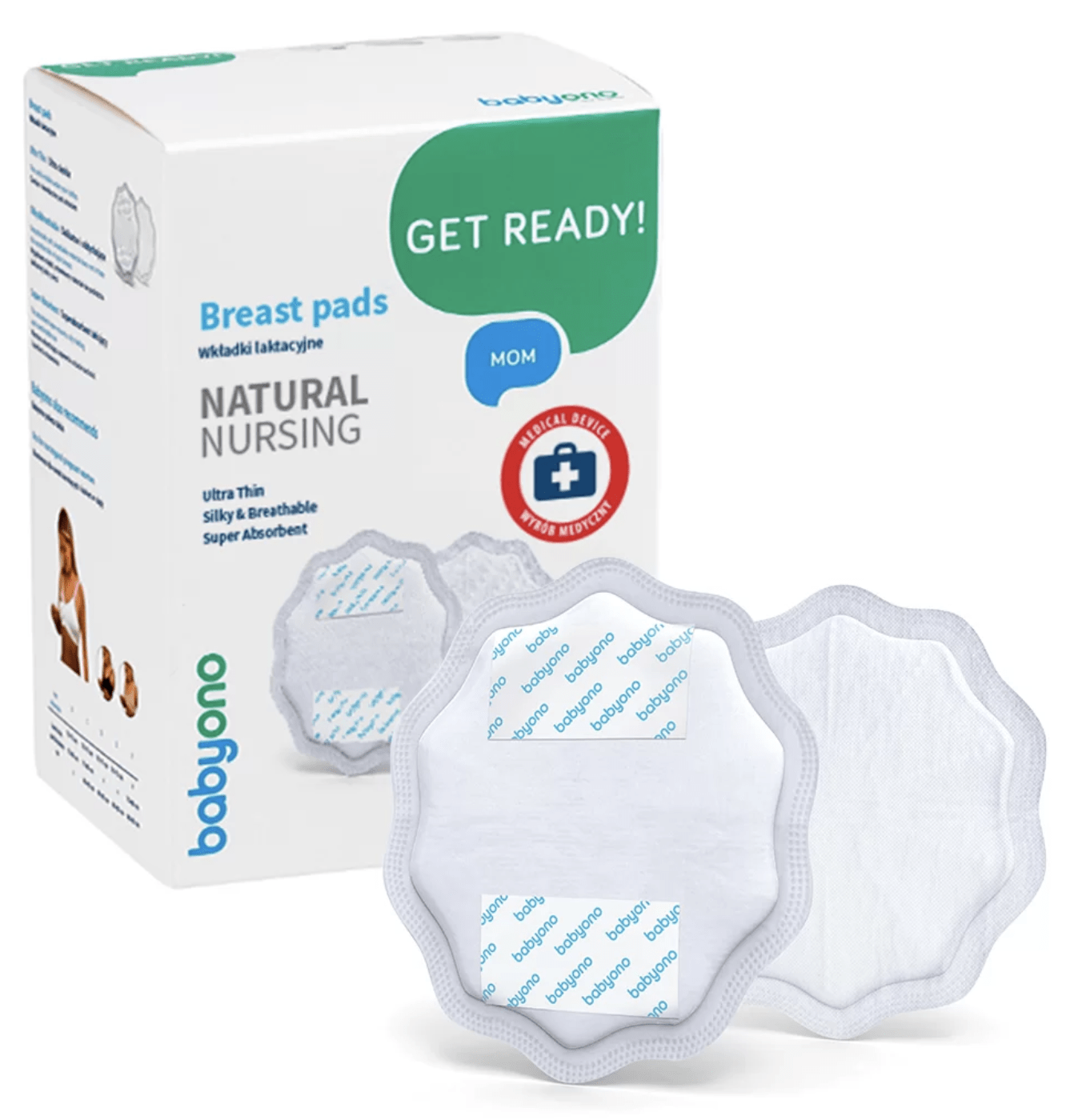 Вкладки лактационные для груди BabyOno Natural nursing 24 шт. (78)