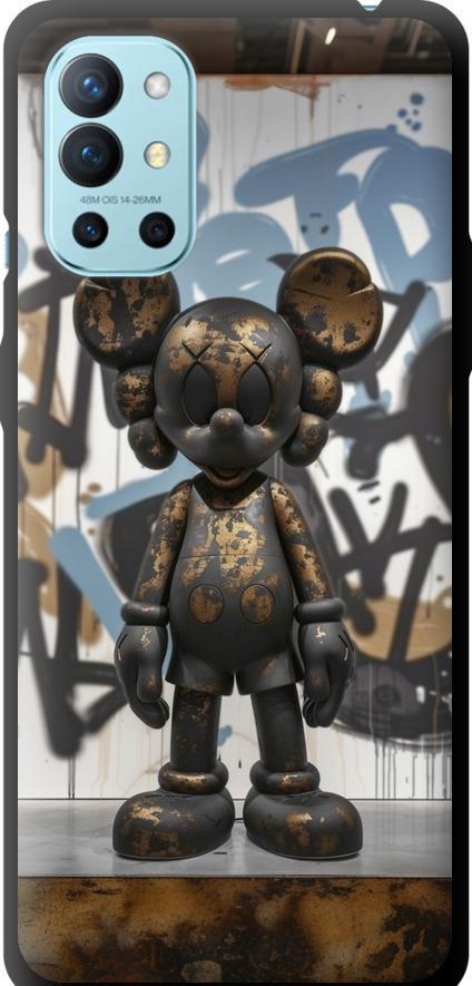 Чехол на OnePlus 9R Bronze kaws v2 (6098b-2326-42517)