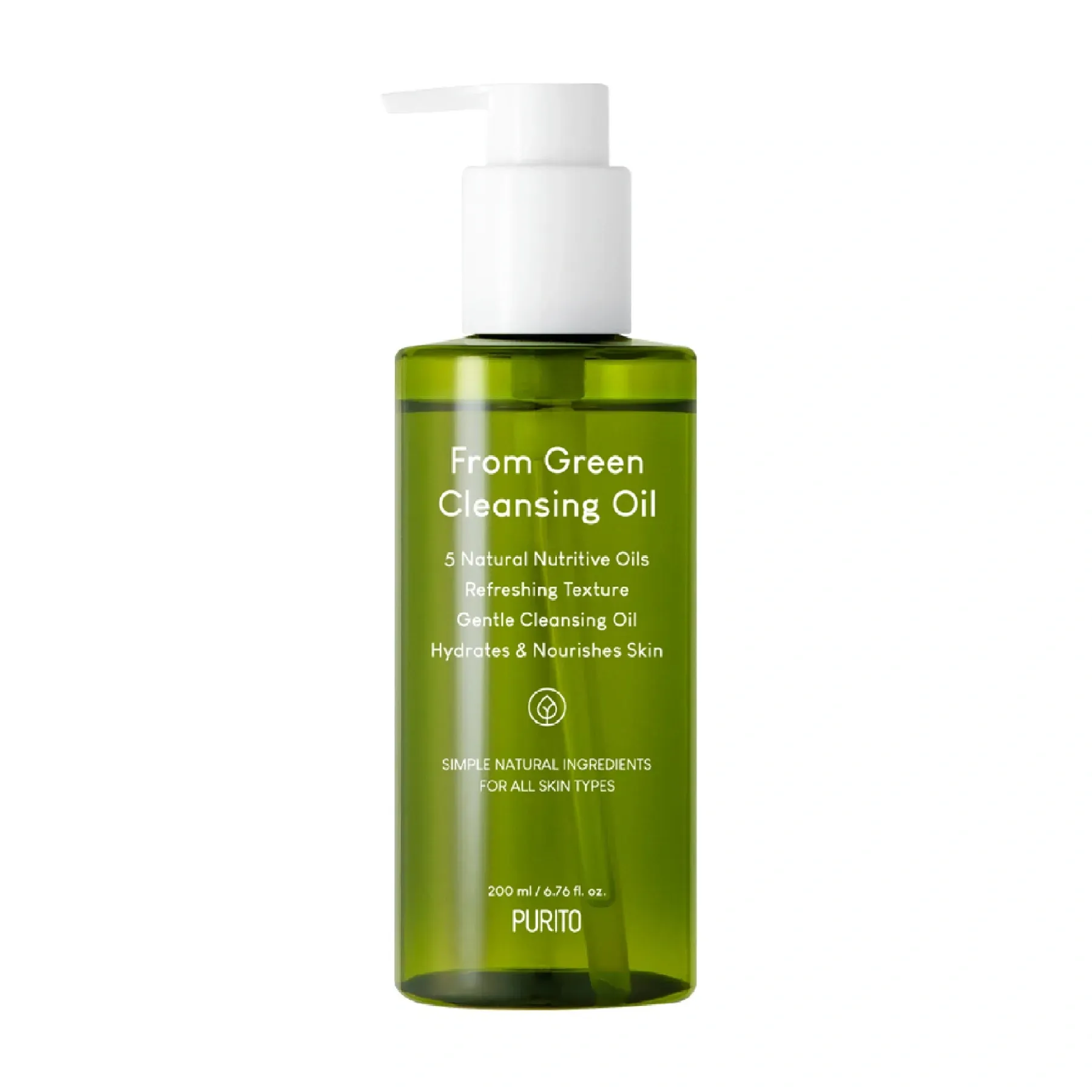 Масло органическое гидрофильное PURITO From Green Cleansing Oil 200 мл (102532)