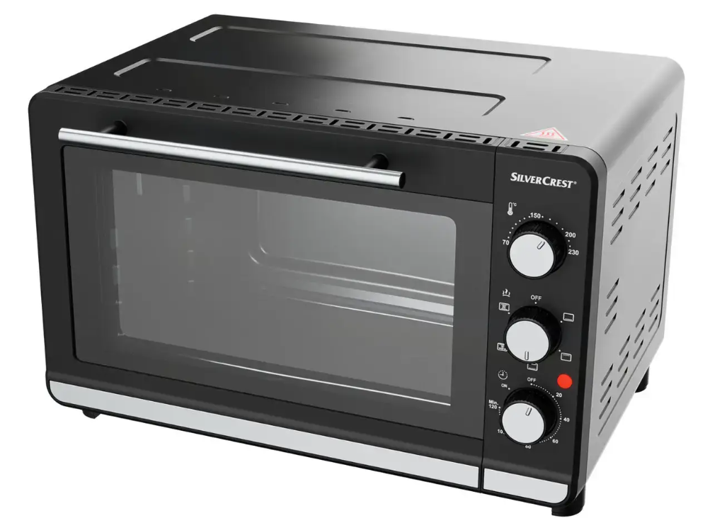 Электродуховка мини Silver Crest SGBR 1500 D4 30 л 1500 Вт