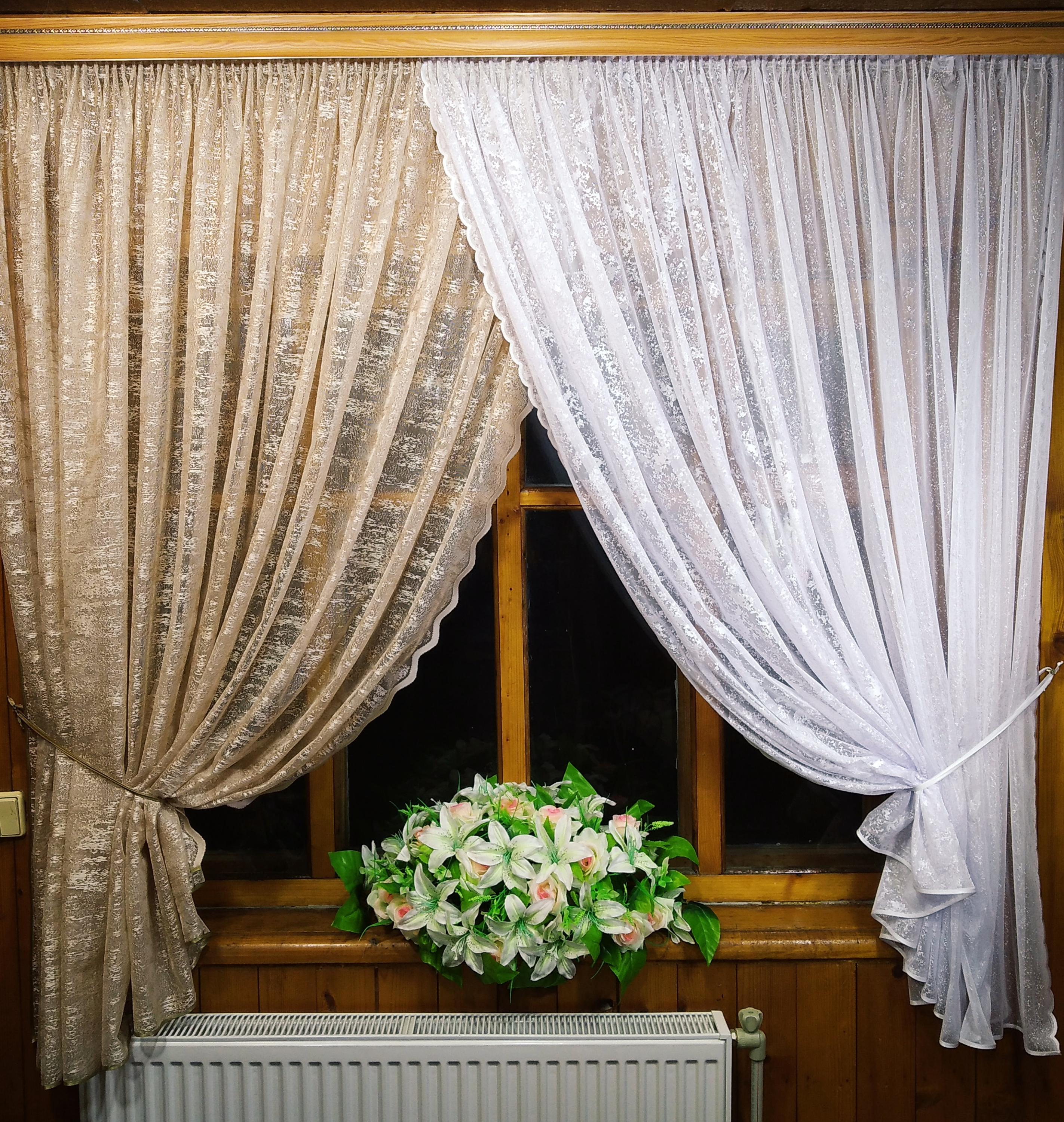 Занавеска кухонная короткая готовая Полина Мрамор бежевый/Мрамор амбре белый (1492000213) - фото 1 Занавеска кухонная короткая готовая Полина Мрамор бежевый/Мрамор амбре белый (1492000213) - фото 1