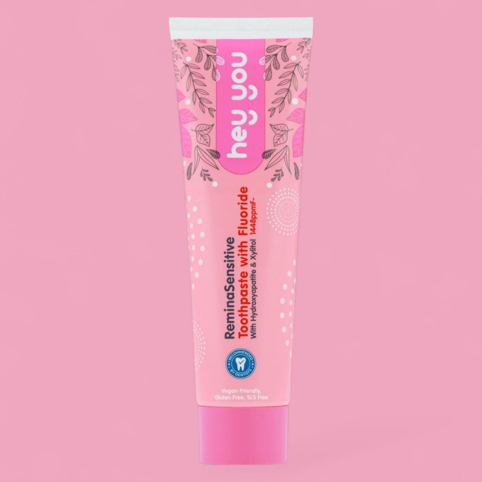 Зубная паста Hey You Remina Sensitive для чувствительных зубов 100 мл (48202838860254) - фото 3 Зубная паста Hey You Remina Sensitive для чувствительных зубов 100 мл (48202838860254) - фото 3
