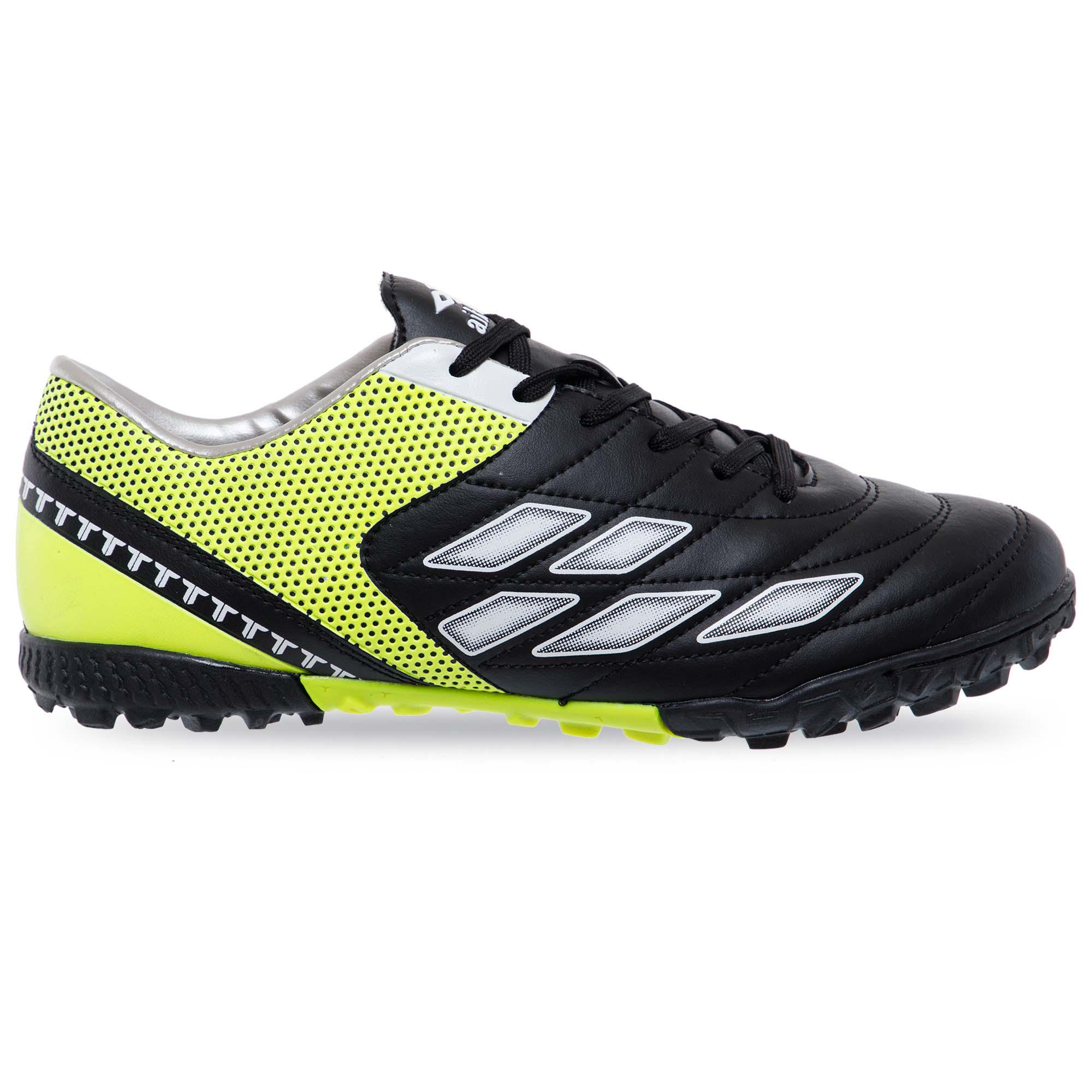 Сороконожки футбольные подростковые Zelart SP-Sport W-3-36-41 р. 39 Черный/Салатовый (DR011623)