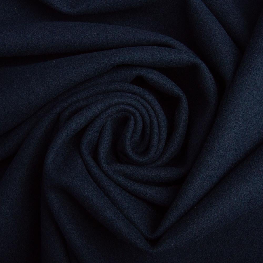 Ткань пальтовая 520 HUAHONG 150 см 400 гр/м2 V-2808 Темно-синий