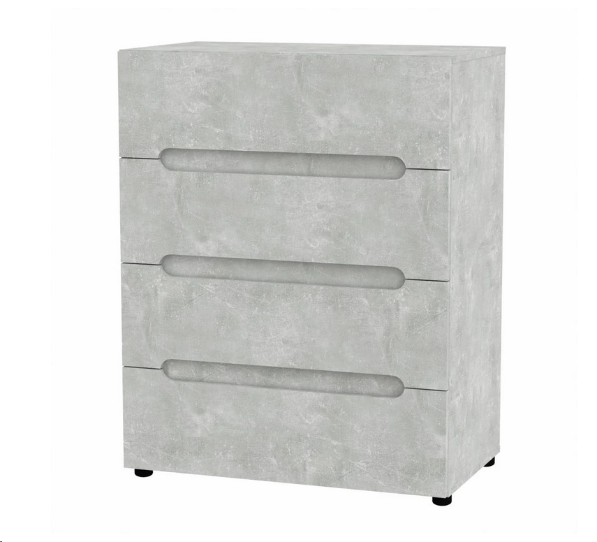 Комод Стиль-7 Компаніт 80х46,4х102 см Ательє світлий