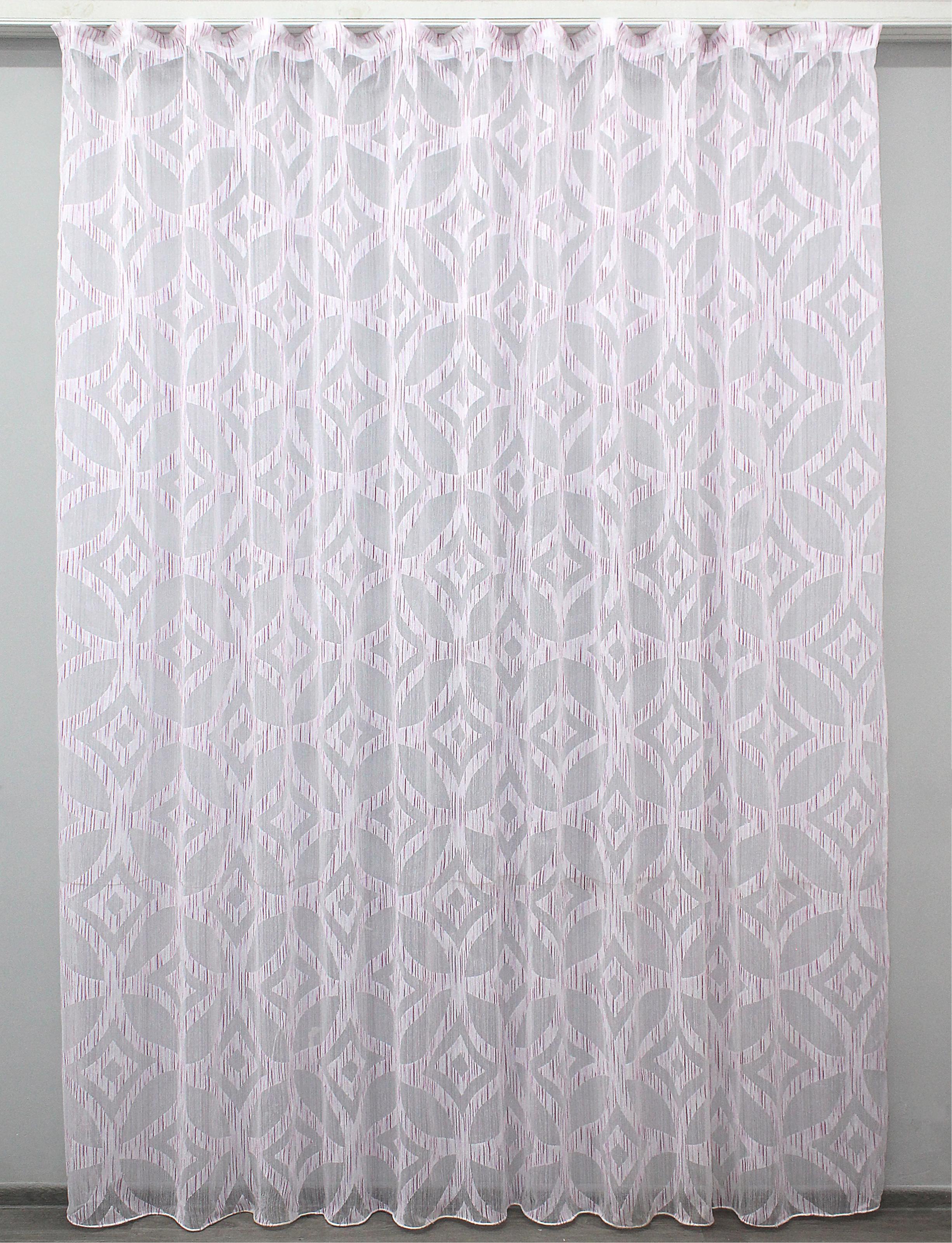 Тюль VR-Textil 1301т Сетка нейлоновая 300х270 см Белый/Розовый (42-0004) Тюль VR-Textil 1301т Сетка нейлоновая 300х270 см Белый/Розовый (42-0004)