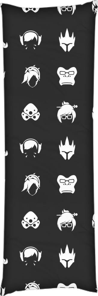 Подушка дакимакура Overwatch 23 60x180 см (14102233)
