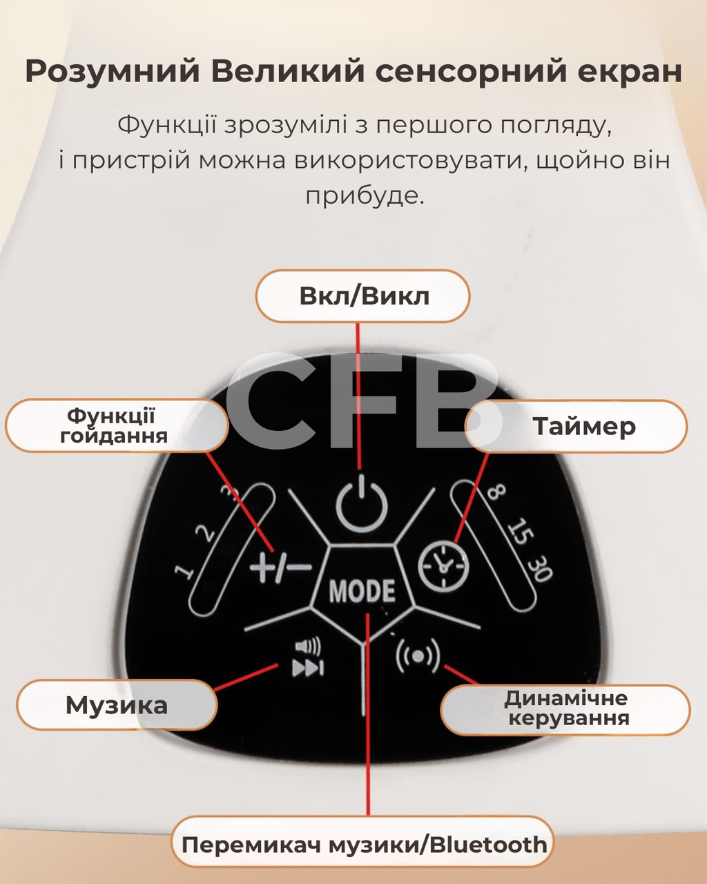 Дитячий шезлонг 2в1 зі стільницею від народження з пультом керування Сіро-білий (2535173322) - фото 5