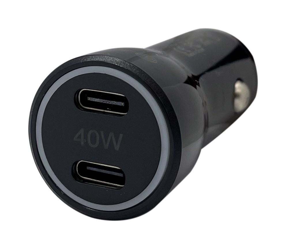 Зарядное устройство в автомобиль XON UniLink Type-C 40W 2 x PD20 Black (CU002C40WB 3463)