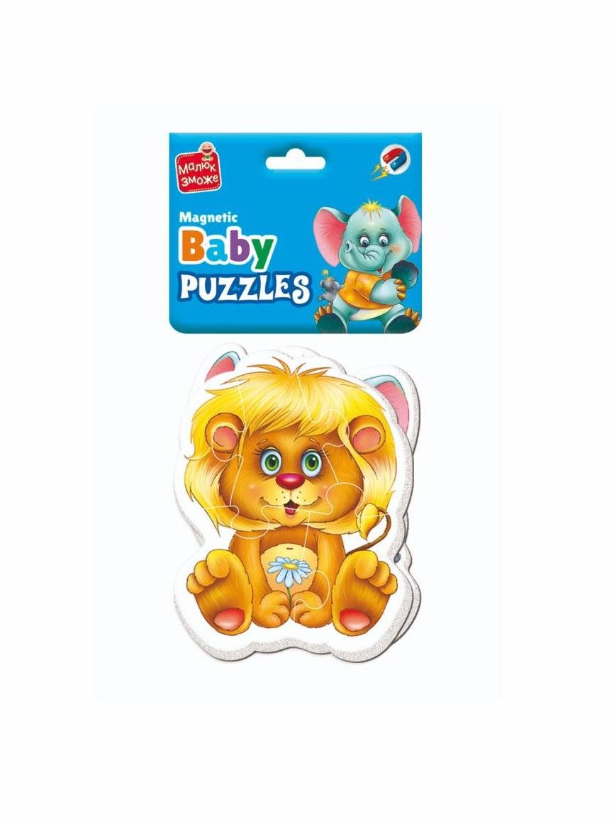 Пазлы бейби Vladi Toys VT3208-28 магнитные Малыш сможет Зоопарк (4820234764259)
