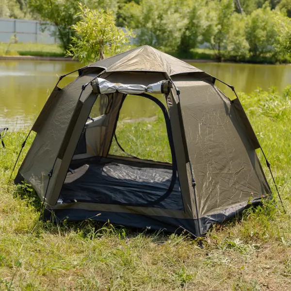 Намет туристичний тримісний вітрозахисний з автоматичним каркасом та сумкою 240х210х130 см Хакі (147-107-LU-020 ) - фото 14 Намет туристичний тримісний вітрозахисний з автоматичним каркасом та сумкою 240х210х130 см Хакі (147-107-LU-020 ) - фото 14