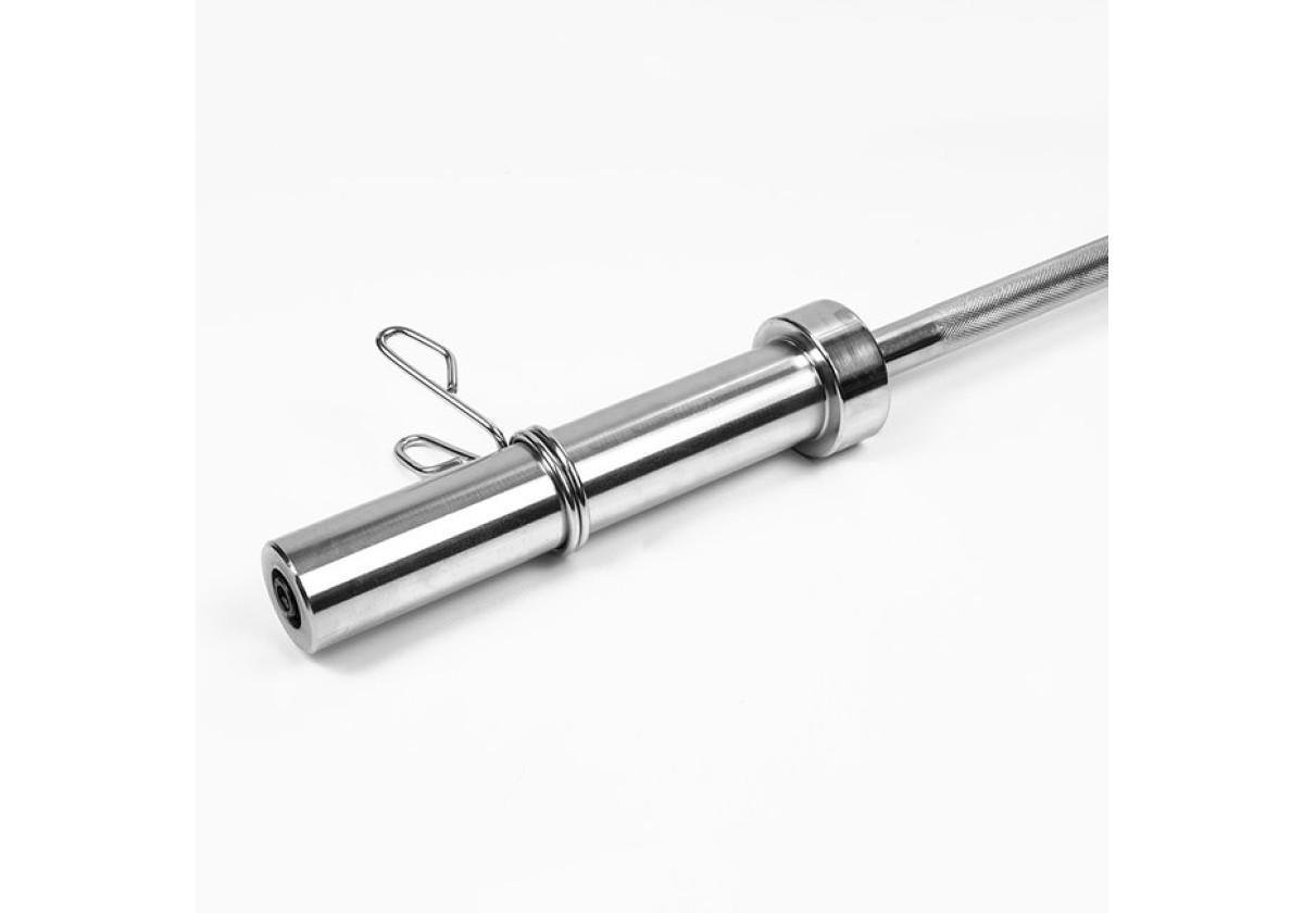 Гриф для штанги EasyFit олимпийский ровный 2,2 м Ø 50 мм (EF-8072) - фото 2 Гриф для штанги EasyFit олимпийский ровный 2,2 м Ø 50 мм (EF-8072) - фото 2