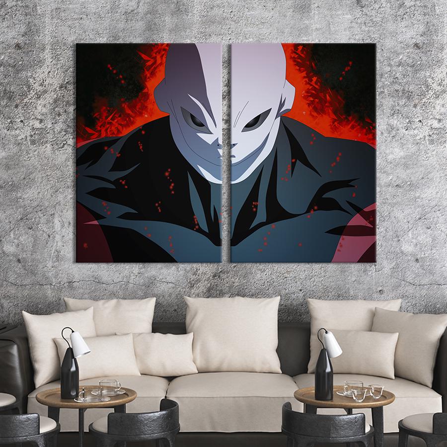 Картина на холсте Джирен, герой аниме Драконий Жемчуг 71x51 см (1445-2)